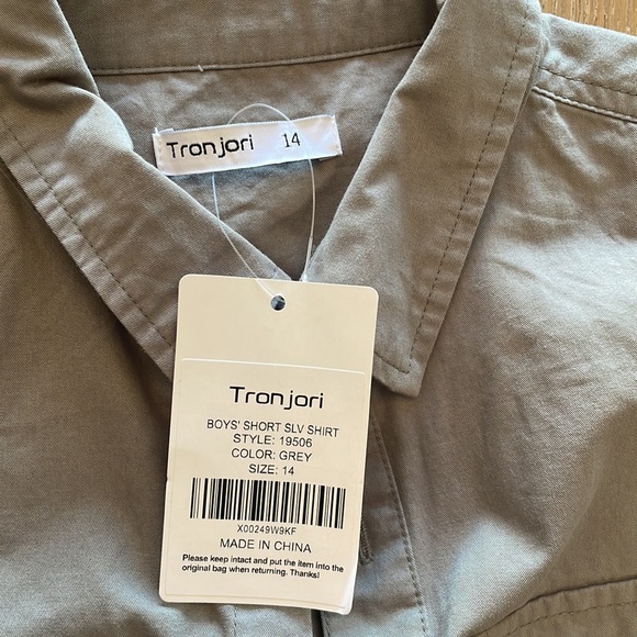 boys size 14 Tron jori button up - Picture 3 of 4